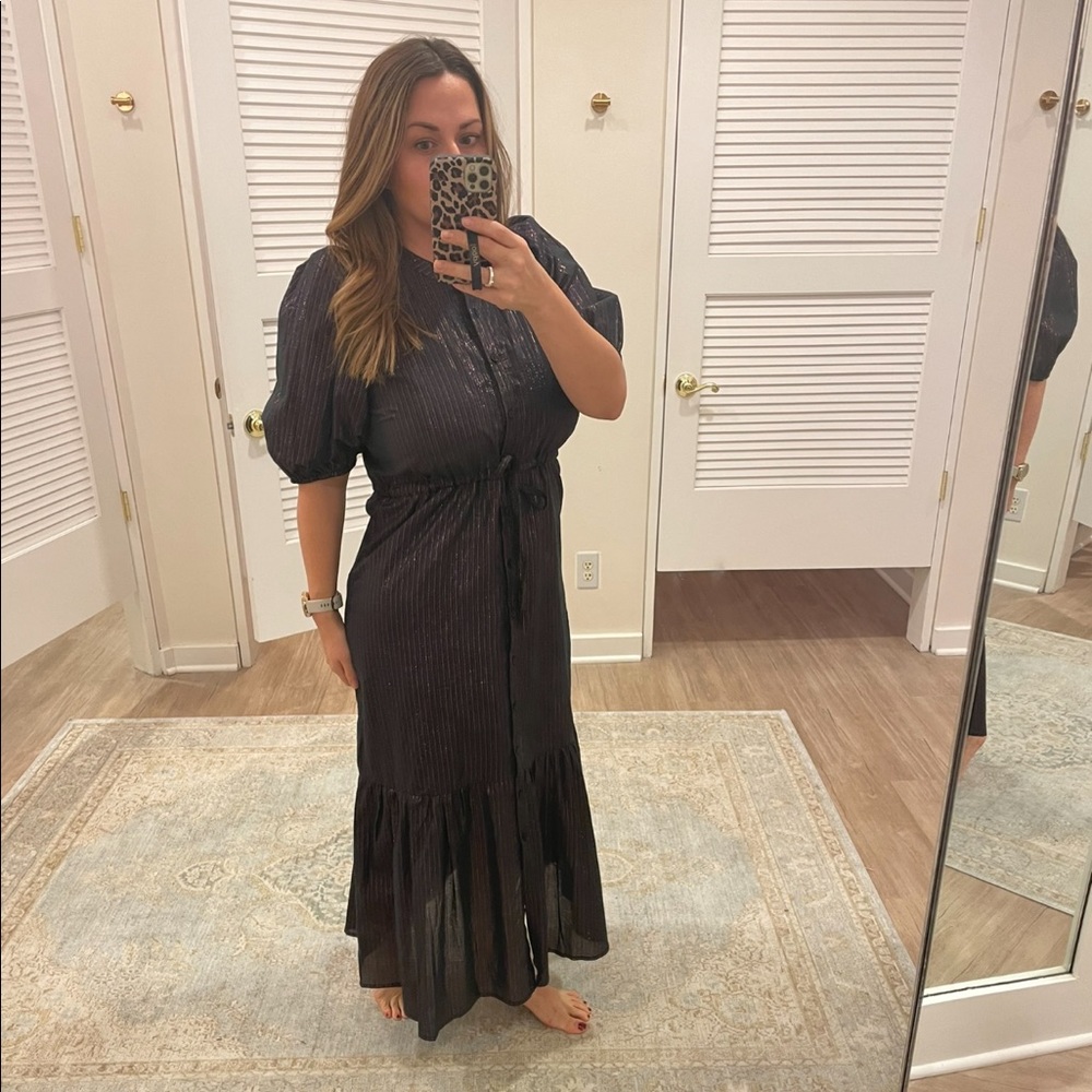 Emerson Fry Black Maxi Dress